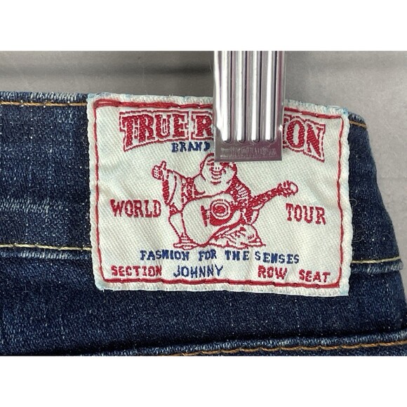 True Religion Women 30 Jeans Vintage World Tour Johnny Bootcut Stretch USA Y2K - Picture 13 of 13